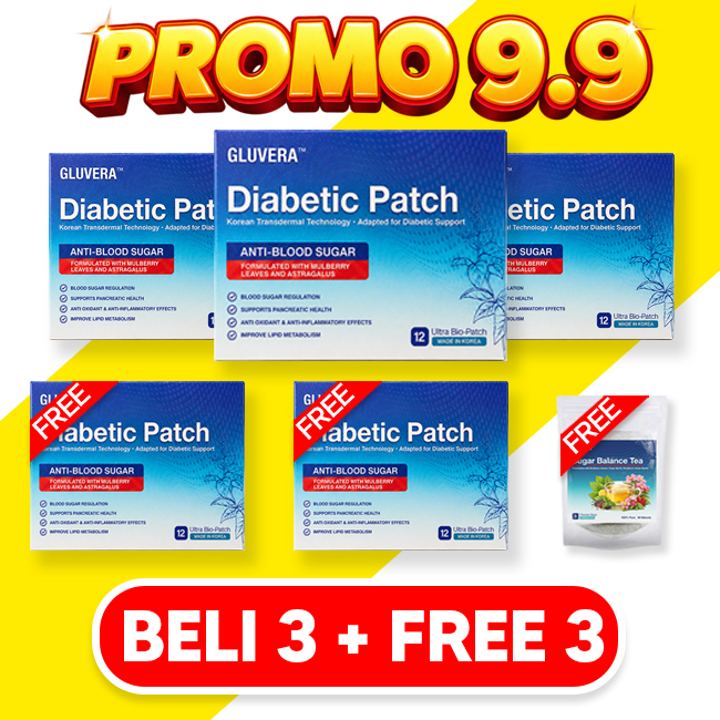 PROMO 9.9 SEMBUH: 3 KOTAK + FREE 2 KOTAK + FREE HERBAL TEA
